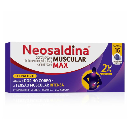 NEOSALDINA MUSCULAR MAX COM 16CAPSULAS
