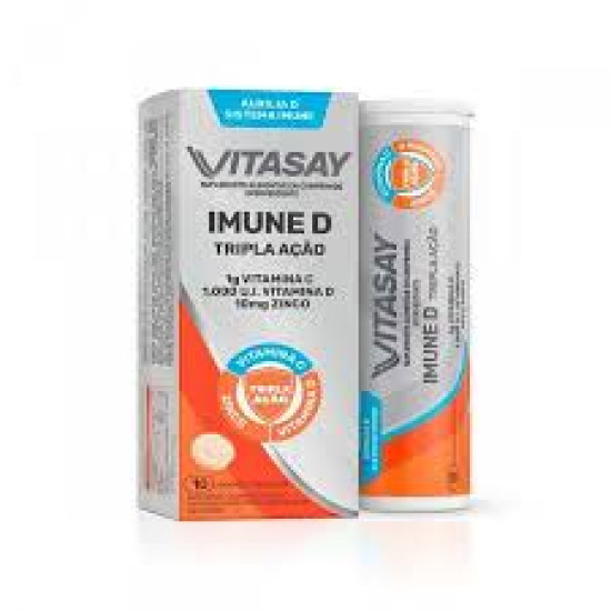 VITASAY IMUNE D TRIP COM 10 CAPSULAS EFERVESCENTE