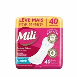 ABSORVENTE MILI PROTETOR DIARIO C/40 UNID