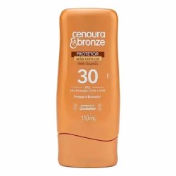 PROTETOR SOLAR CENOURA E BRONZE EF DOURADO FPS30 110ML