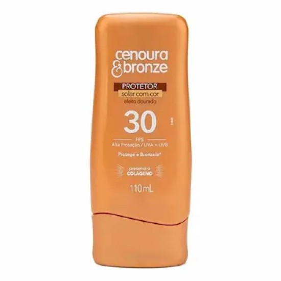 PROTETOR SOLAR CENOURA E BRONZE EF DOURADO FPS30 110ML