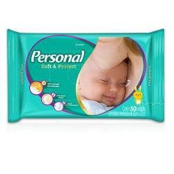 LENCO UMEDECIDO PERSONAL BABY COM 50 UND