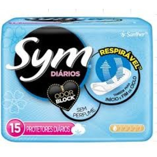 PROTETOR DIARIO SYM S/PERF 15UNID