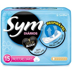 PROTETOR DIARIO SYM S/PERF 15UNID