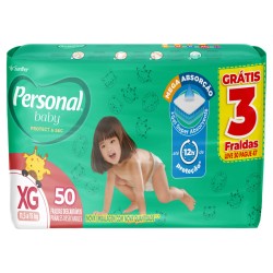 FRALDA PERSONAL BABY HIPER XG C/50 UND LV50 PG47