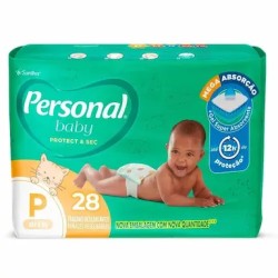 FRALDA PERSONAL PROTECT E SEC JUMBO P C/28 UND