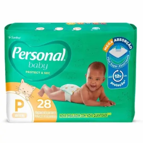 FRALDA PERSONAL PROTECT E SEC JUMBO P C/28 UND