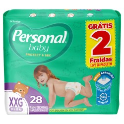 FRALDA PERSONAL XXG 28 UNDS