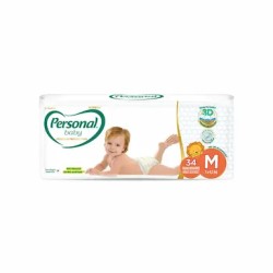 FRALDA PERSONAL BABY PREMIUM PROTECTION TAM M C/34 UND