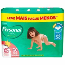 FRALDA PERSONAL BABY GIGA TAM XG C/66 UND
