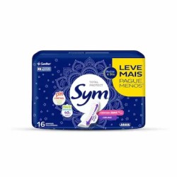 ABSORVENTE SYM NOITE E DIA SUAVE C/ABAS LV16 PG14