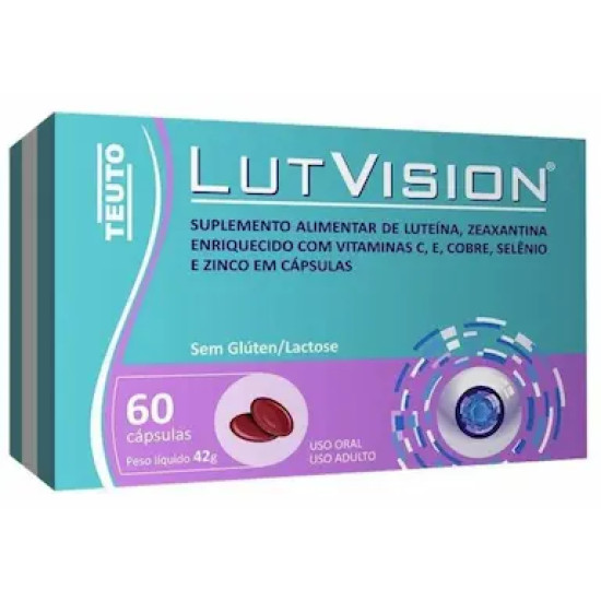 LUT VISION SUPLEMENTO ALIMENTAR COM 60 CAPSULAS