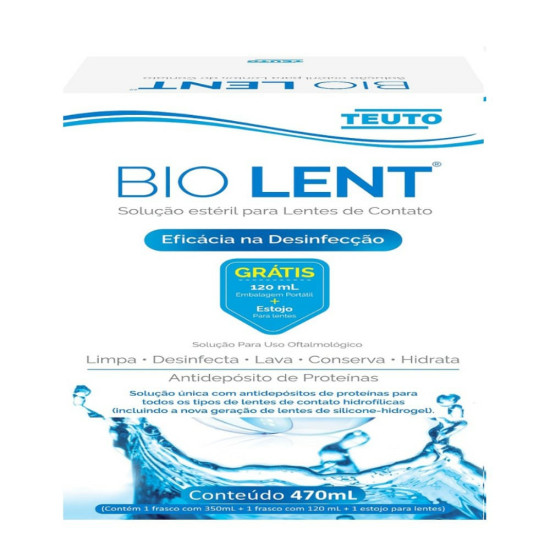 KIT BIO LENT SOL LENTE CONTATO COM 350ML+120ML