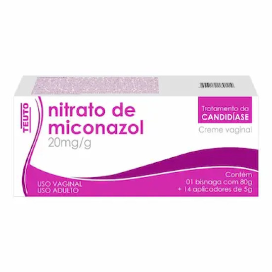 MICONAZOL 20MG CREME VAG COM 80G+14 APLIC TEUTO BRAS