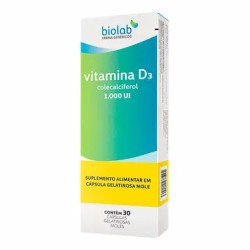 VITAMINA D3 1.000UI C/30CAPSULAS