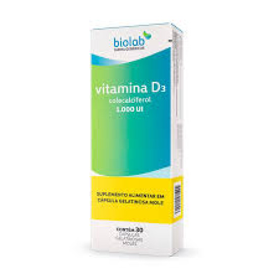 VITAMINA D3 7.000UI COM 30 CAPSULAS