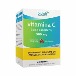 VITAMINA C 500MG COM 60 CAPSULAS BIOLAB