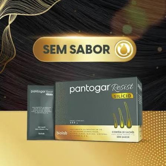 PANTOGAR RESIST SILICIO SEM SABOR COM 30 SACHES