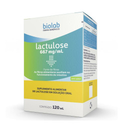 LACTULOSE 667MG/ML SOL COM 120 ML