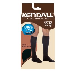 MEIA KENDALL ALTA COMP 3/4 MARROM TAM G