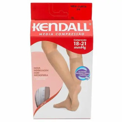 MEIA KENDALL MED COMP 3/4 20MMG FEMININO TAM M