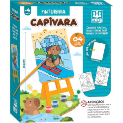 BRINQUEDO KIT DE PINTURA INFATIL PINTURINHA CAPIVARA