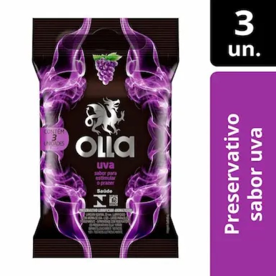 PRESERVATIVO OLLA LUB UVA C/3