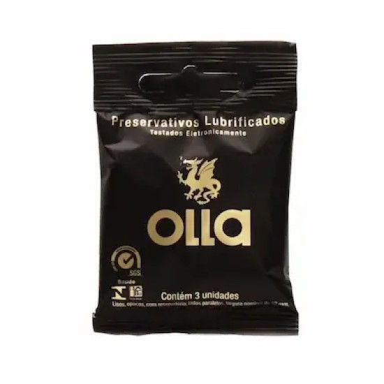 PRESERVATIVO OLLA LUBRIFICADO C/3 UND