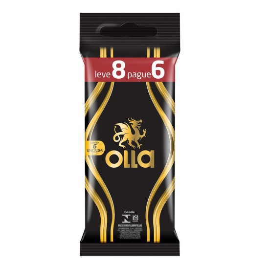 PRESERVATIVO OLLA LUBRIFICADO LV8 E PG6