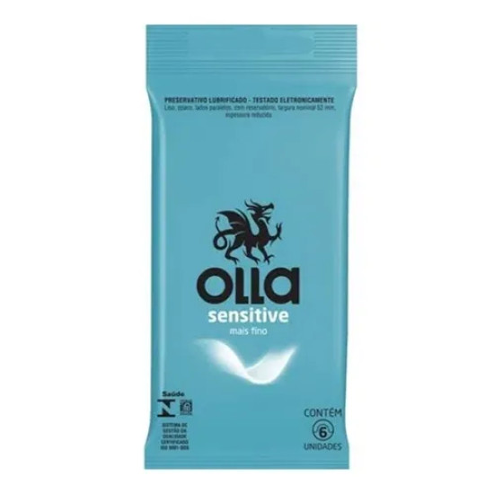 PRESERVATIVO OLLA SENSITIVE COM 6 UN