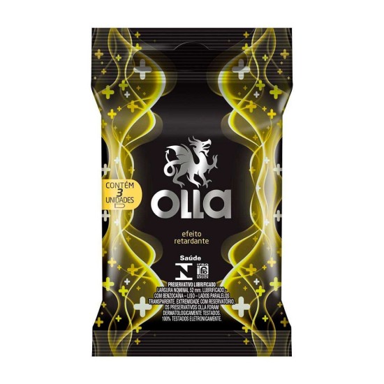 PRESERVATIVO OLLA EFEITO RETARDANTE 3 UND