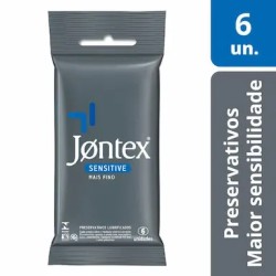 PRESERVATIVO JONTEX SENSITIVE C/06 UN MAIS FINO