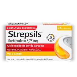 STREPSILS 8,75MG MEL E LIMAO C/24 PAST