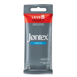 PRESERVATIVO JONTEX SENSITIVE LV 8 E PG 7 UND