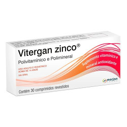 VITERGAN ZINCO ADT COM 30 CAPSULAS