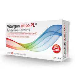 VITERGAN ZINCO PLUS ADT COM 30 CAPSULAS