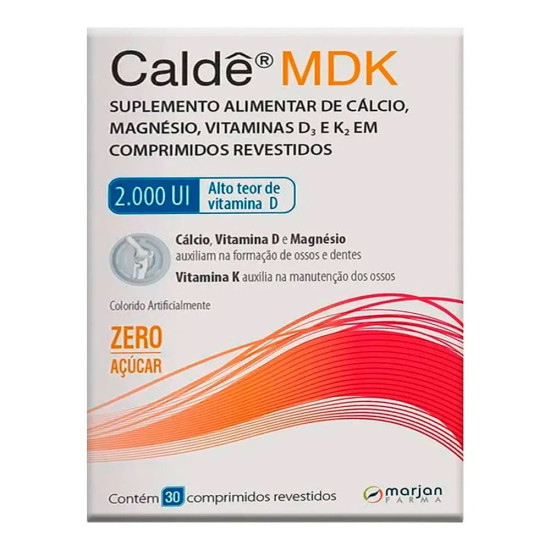 CALDE MDK 2.000UI COM 60 COMPRIMIDOS 