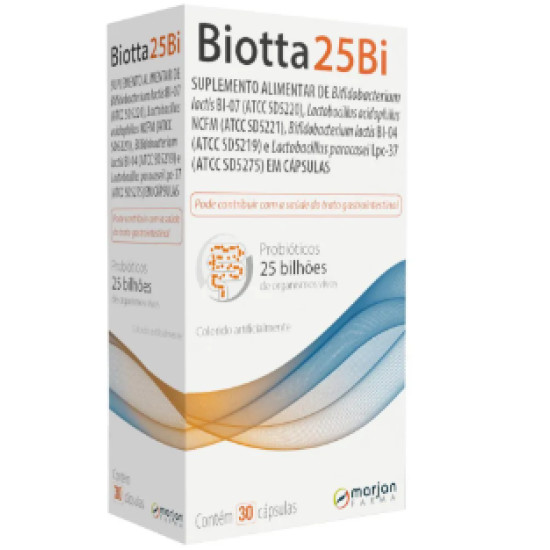 BIOTTA 25BI COM 30CAPS