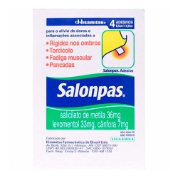 SALONPAS EMPLASTRO PEQ C/4 UND