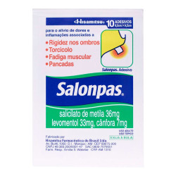 SALONPAS EMPLASTRO PEQ COM 10 UND