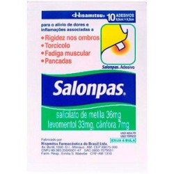SALONPAS EMPLASTRO PEQ C/10 UND