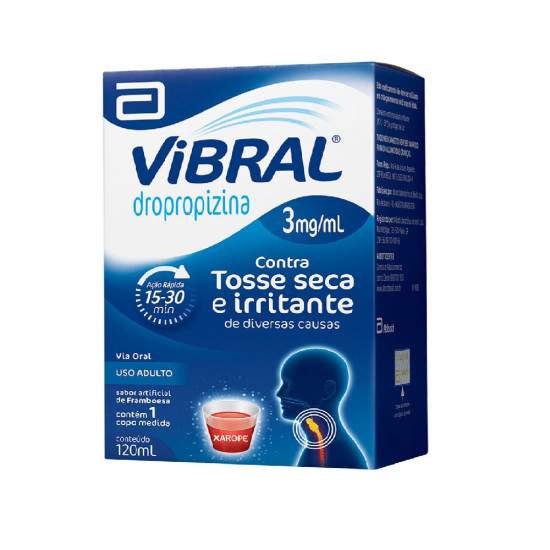 VIBRAL XAROPE ADT COM 120 ML