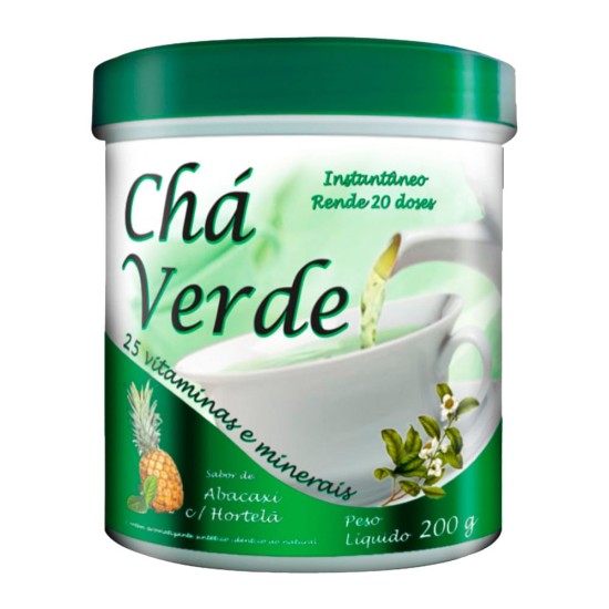 CHA VERDE HEALTH LABSORVENTE ABACAXI COM HORTELA 200G