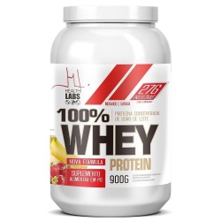 WHEY PROTEIN 100% HEALTH LABSORVENTE MORANG/BANANA C/900 GR