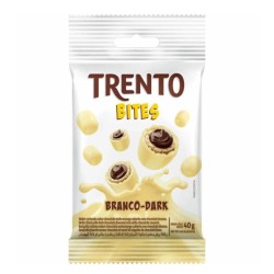 WAFER TRENTO MINI BITES BRANCO DARK 40G