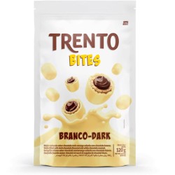 WAFER TRENTO BITES STAND UP BRANCO DARK 120G
