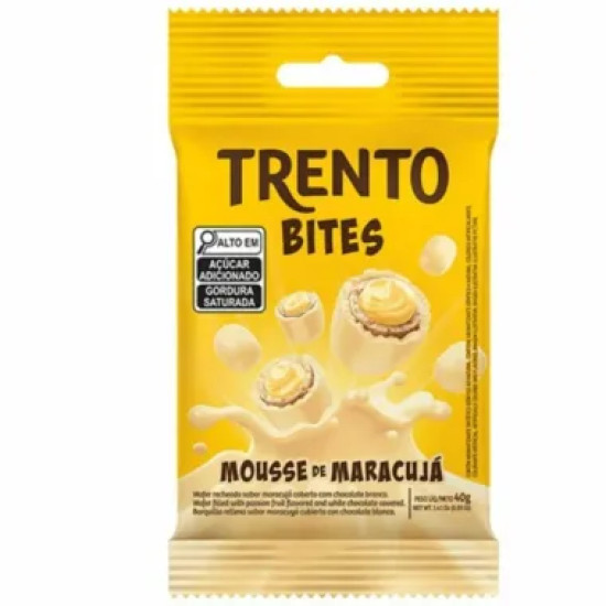 WAFER TRENTO MINI BITES MARACUJA 40G