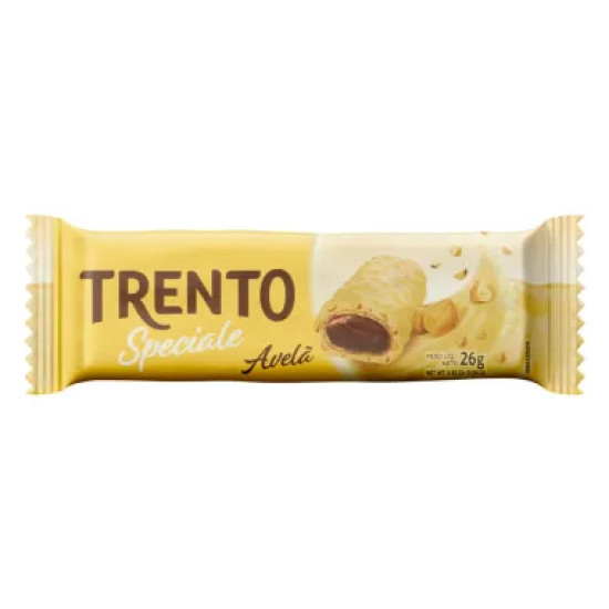 WAFER TRENTO SPECIALE AVELAS CHOCOLATE BRANCO 26G