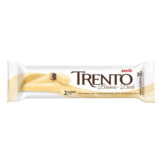WAFER TRENTO TRADICIONAL CHOCOLATE BRANCO 29G