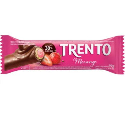 WAFER TRENTO TRADICIONAL CHOCOLATE COM MORANGO 29G